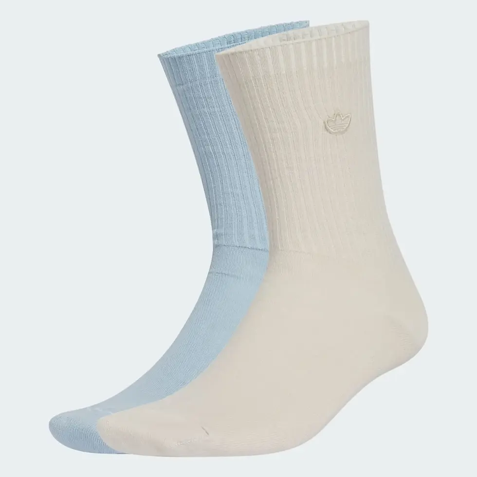 Thumbnail: adidas Premium Essentials Crew Socks 2 Pair Pack - S/M/L