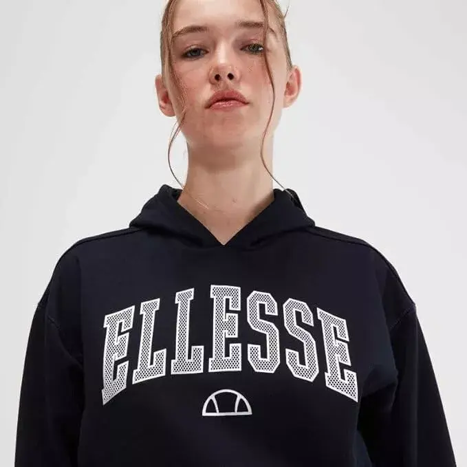 Thumbnail: Ellesse Womens Capricia Crop sweatshirt - Black - Size Small(10)