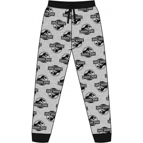 Thumbnail: Jurassic Park Mens Lounge Pant Pyjama Bottoms - Grey