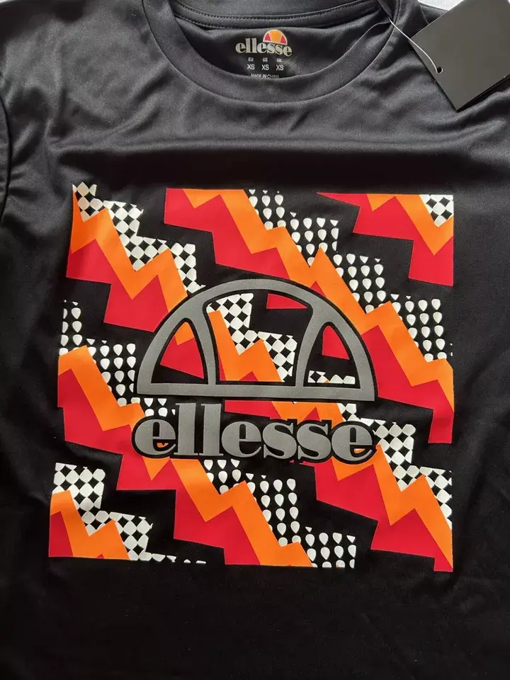 Thumbnail: Ellesse Andona Graphic T-shirt - Black - Size XS