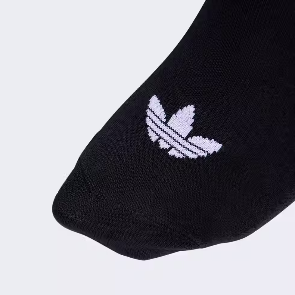 Thumbnail: adidas Originals Trefoil Liner Socks 3 Pair Pack - Black - Large