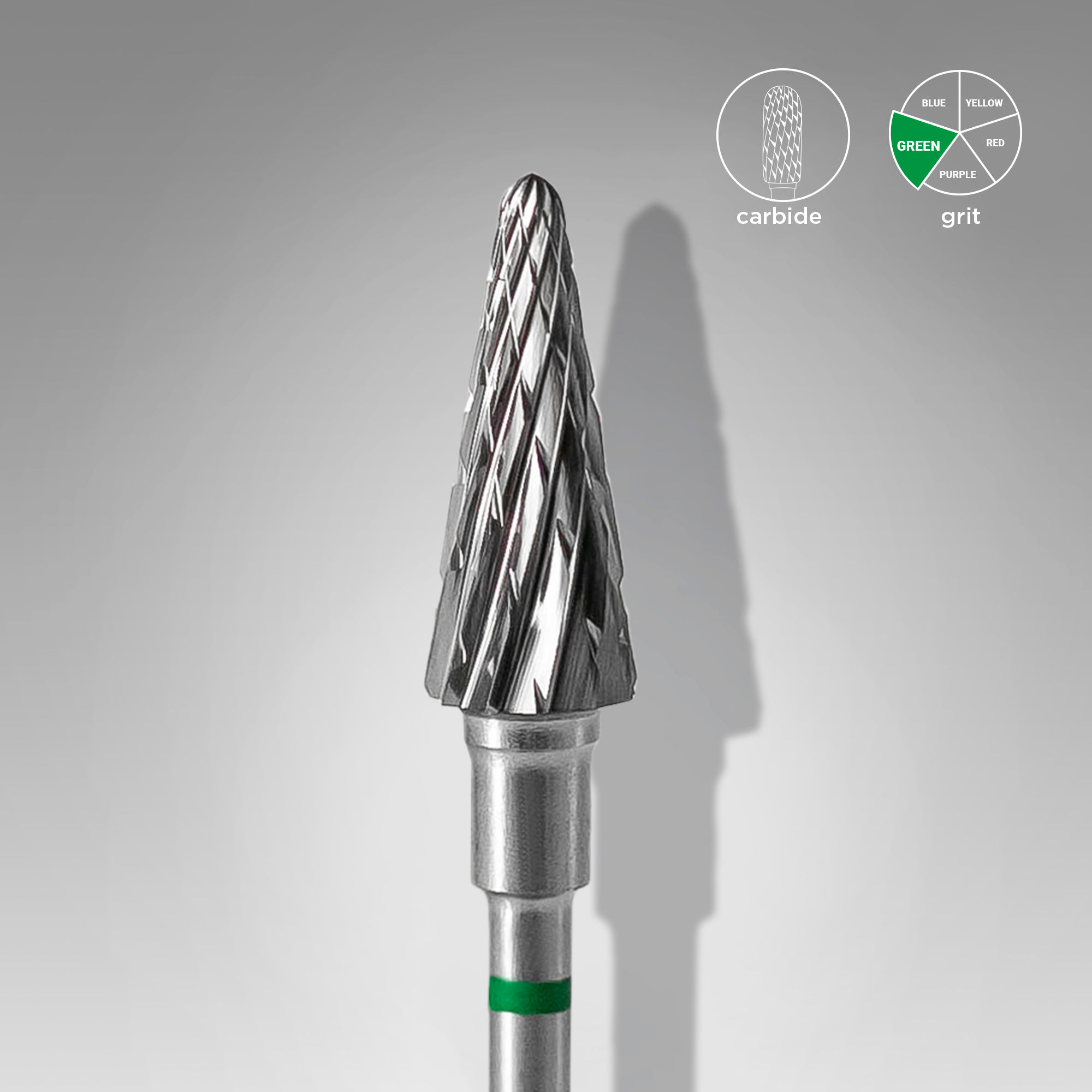 STALEKS Frez z weglika zielona “corn” 6mm/14mm