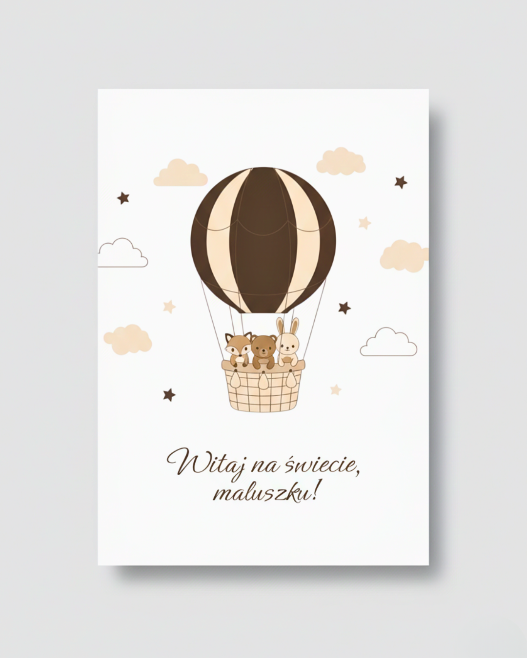 Kartka okolicznościowa "Witaj na świecie, maluszku!"