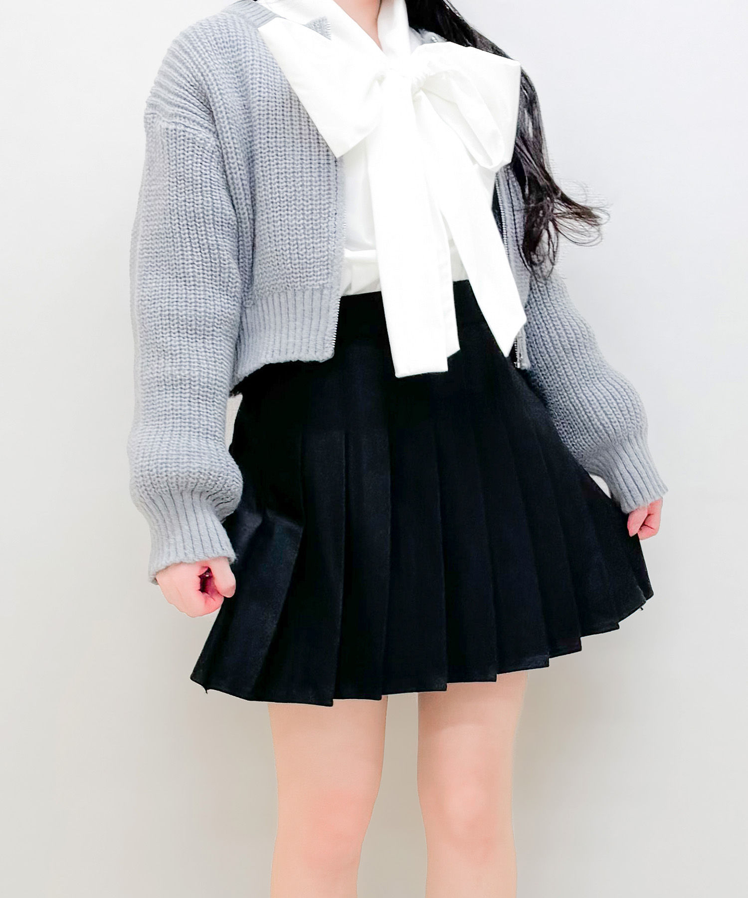 インパン付きミニプリーツスカート