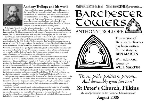 W Trollope programme outside.jpg