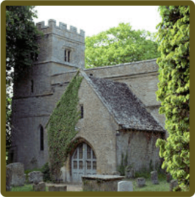 Black Bourton in the Land of the Twelve Churches in Shill Valley and Broadshire