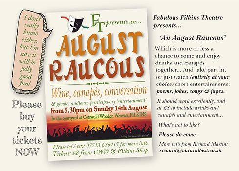 W August Raucous Poster A5 22 08 14.jpg