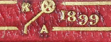 The binder's mark by Katherine Adams from Little Faringdon in The Land of the Twelve Churches