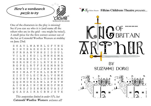 W King Arthur programme outside.jpg