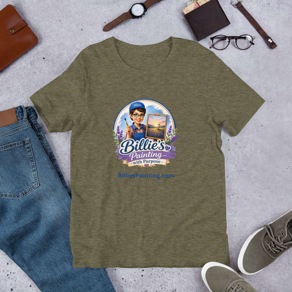 Billie’s Painting with Purpose Unisex Tee