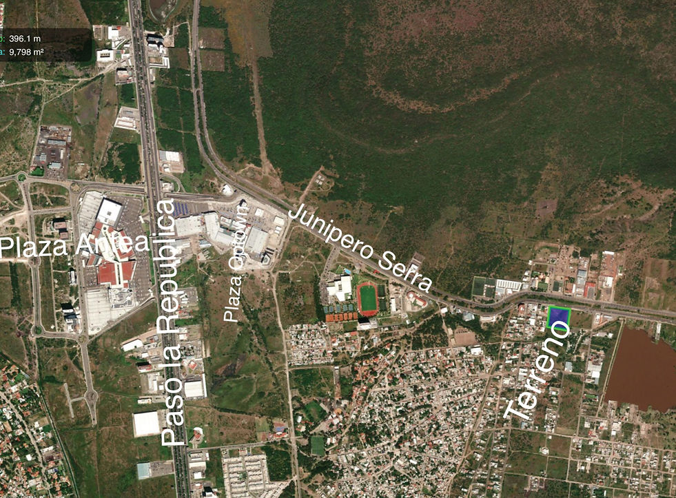Terreno anillo vial junipero serra