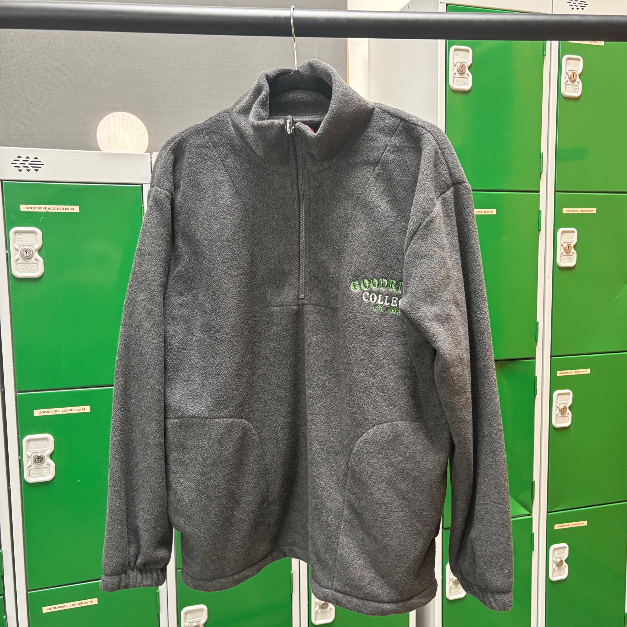 Grey Quarter Zip Fleece