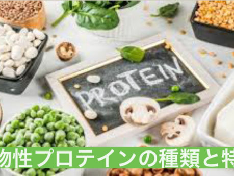 植物性プロテインの種類と特徴
