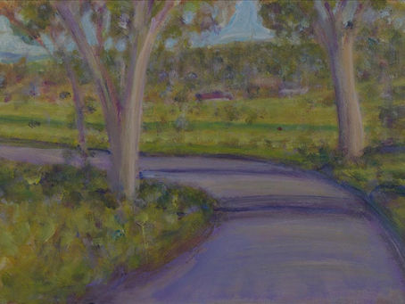 Road Ahead Series No 11 – The Road to Pete’s (40.5 x 29.5 cm)