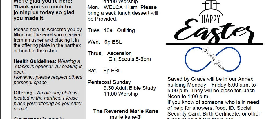 "What's Happening" for Sunday, May 12, 2024