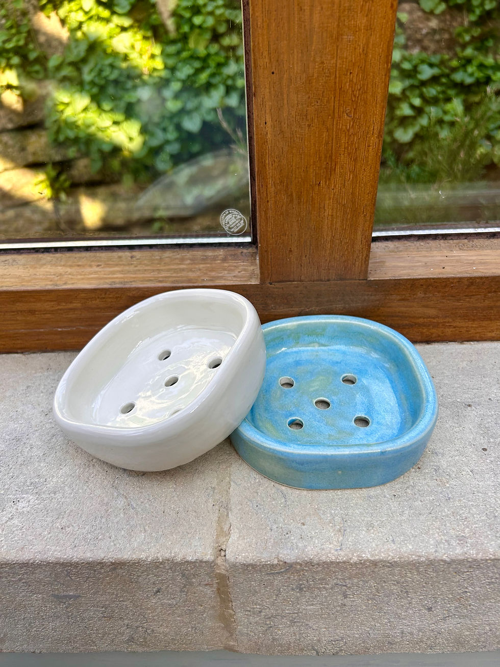 Thumbnail: Handmade stoneware soap dish