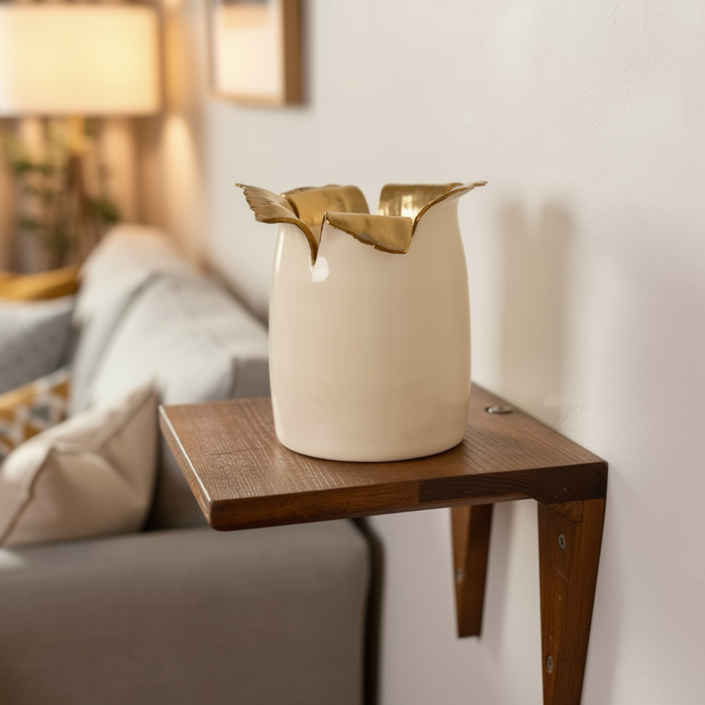 handmade stoneware vase