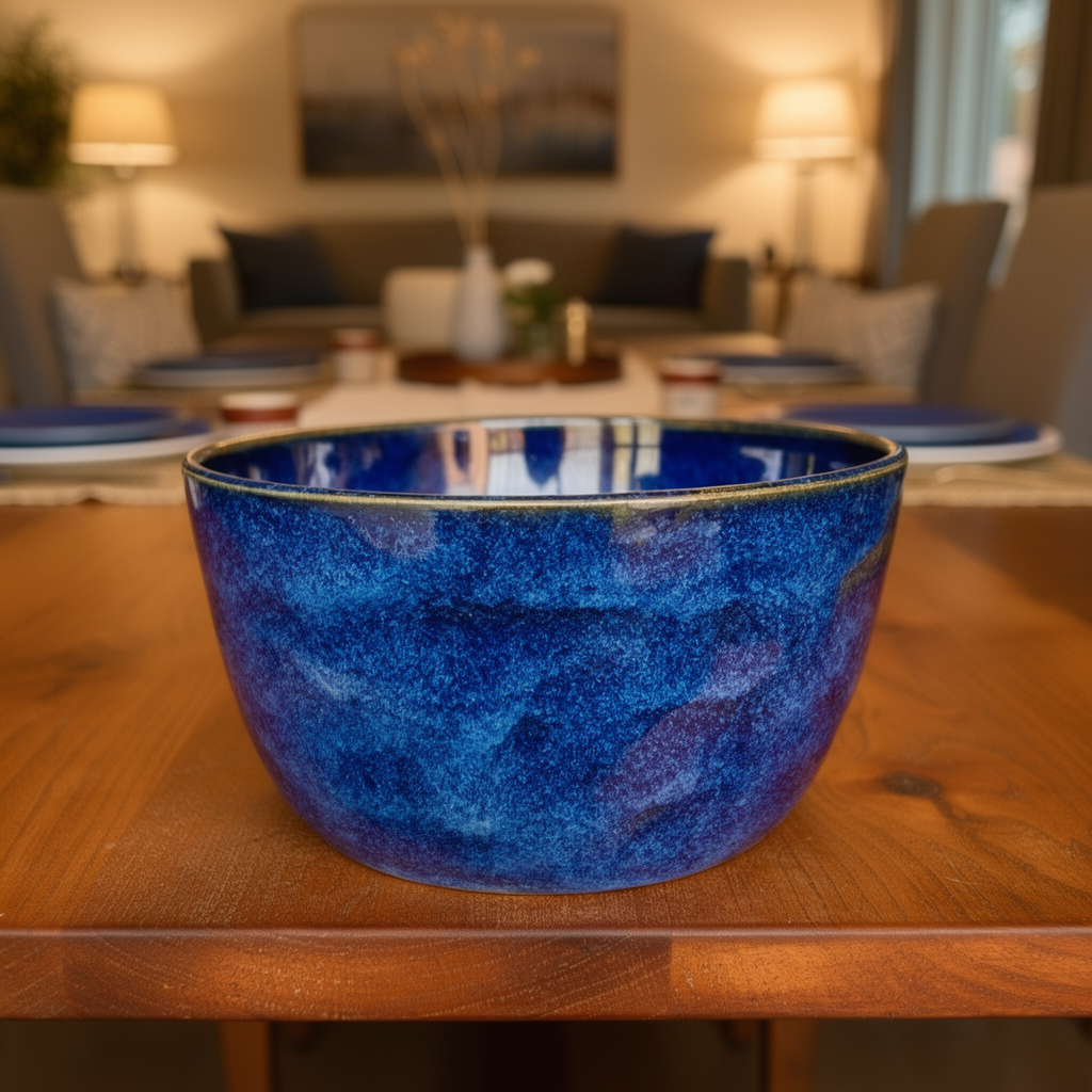 handmade stoneware bowl