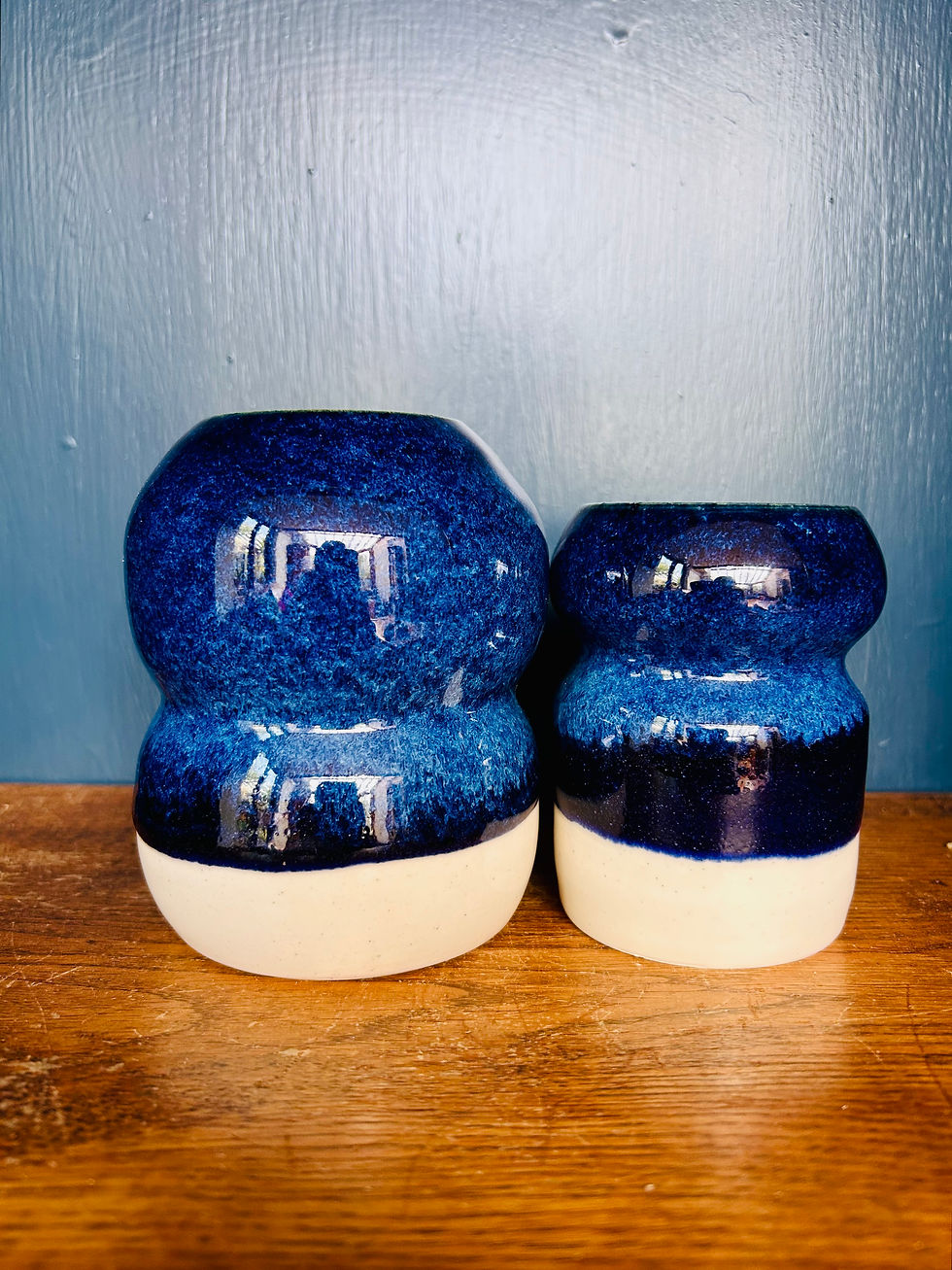 Thumbnail: Handmade blue vase