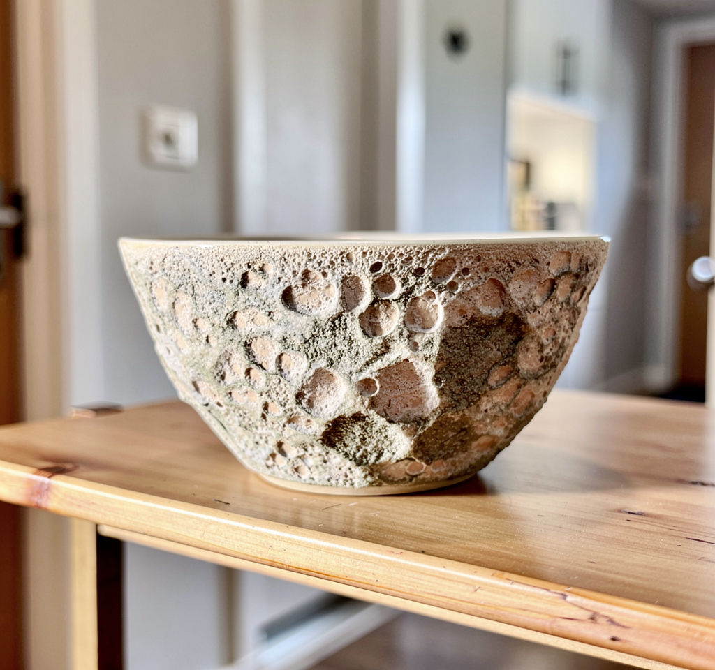 handmade stoneware bowl