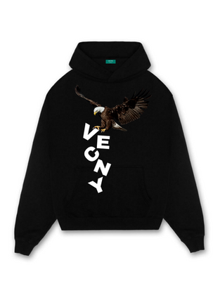 3D EAGLE PRINT HOODIE 3D EMBLEM WRAPPED HOODIE VECNY OFFICIAL DESIGNER BLACK MENS LOGO HOODY DIOR BURBERRY LOUIS VUTTON AMIRI RHUDE FASHION MENSWEAR SS22 SS23