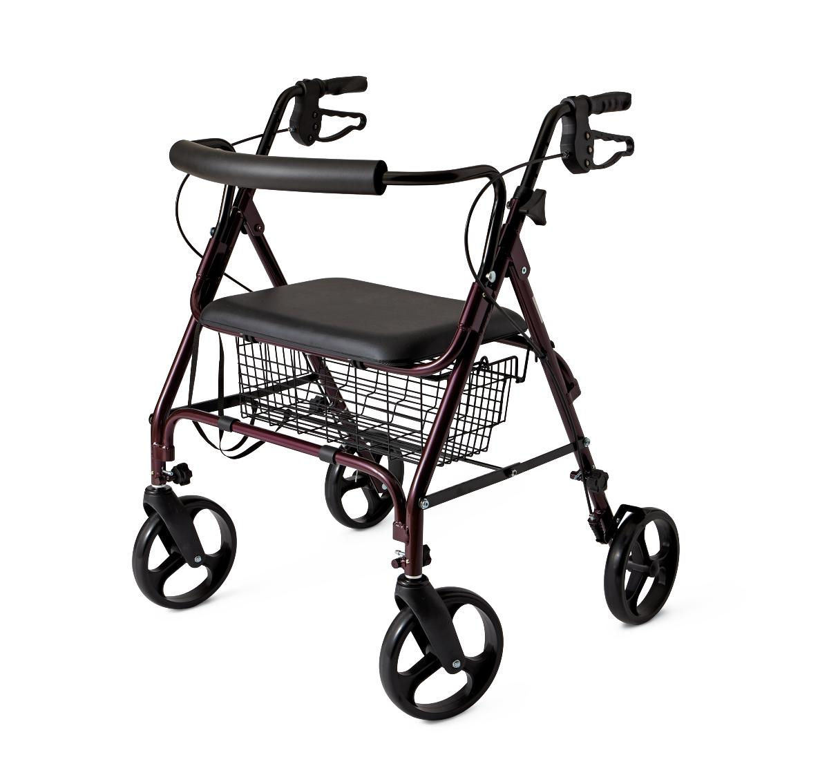 Bariatric heavy duty rollator