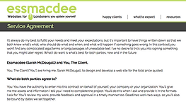 Sample service agreement