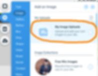 Wix Add Image button