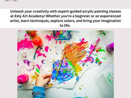 Acrylic Painting Classes in Singapore by Esty Art Academy: Unleash Your Creativity