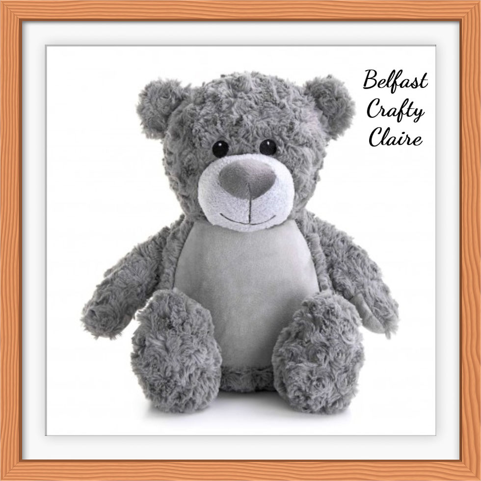 Thumbnail: Embroidered Personalised Plush Toy - Add your own message