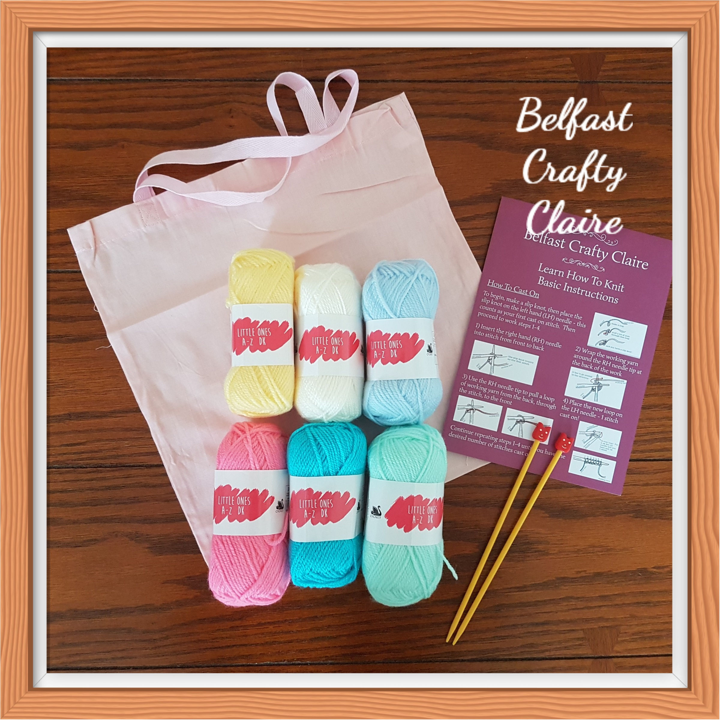 Learn to Knit Children's Beginner Complete Knitting Kit