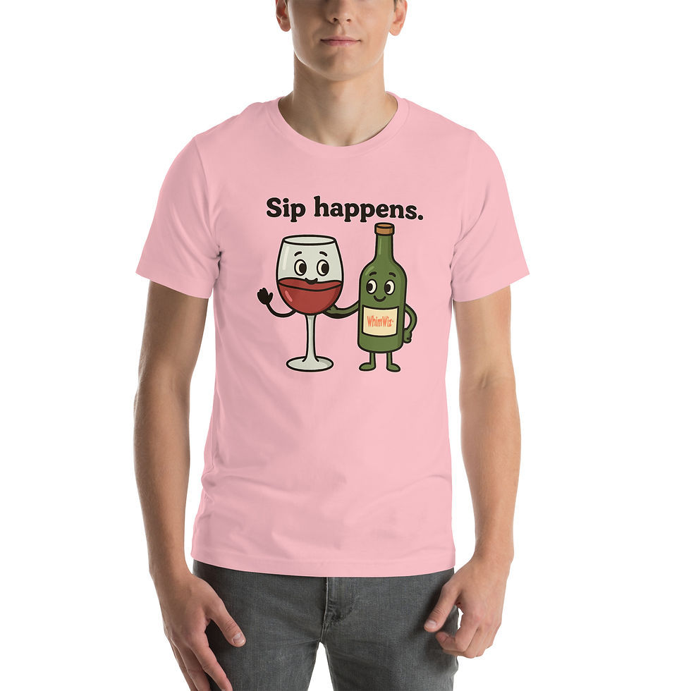 Thumbnail: Sip Happens - WhimWiz Unisex t-shirt copy