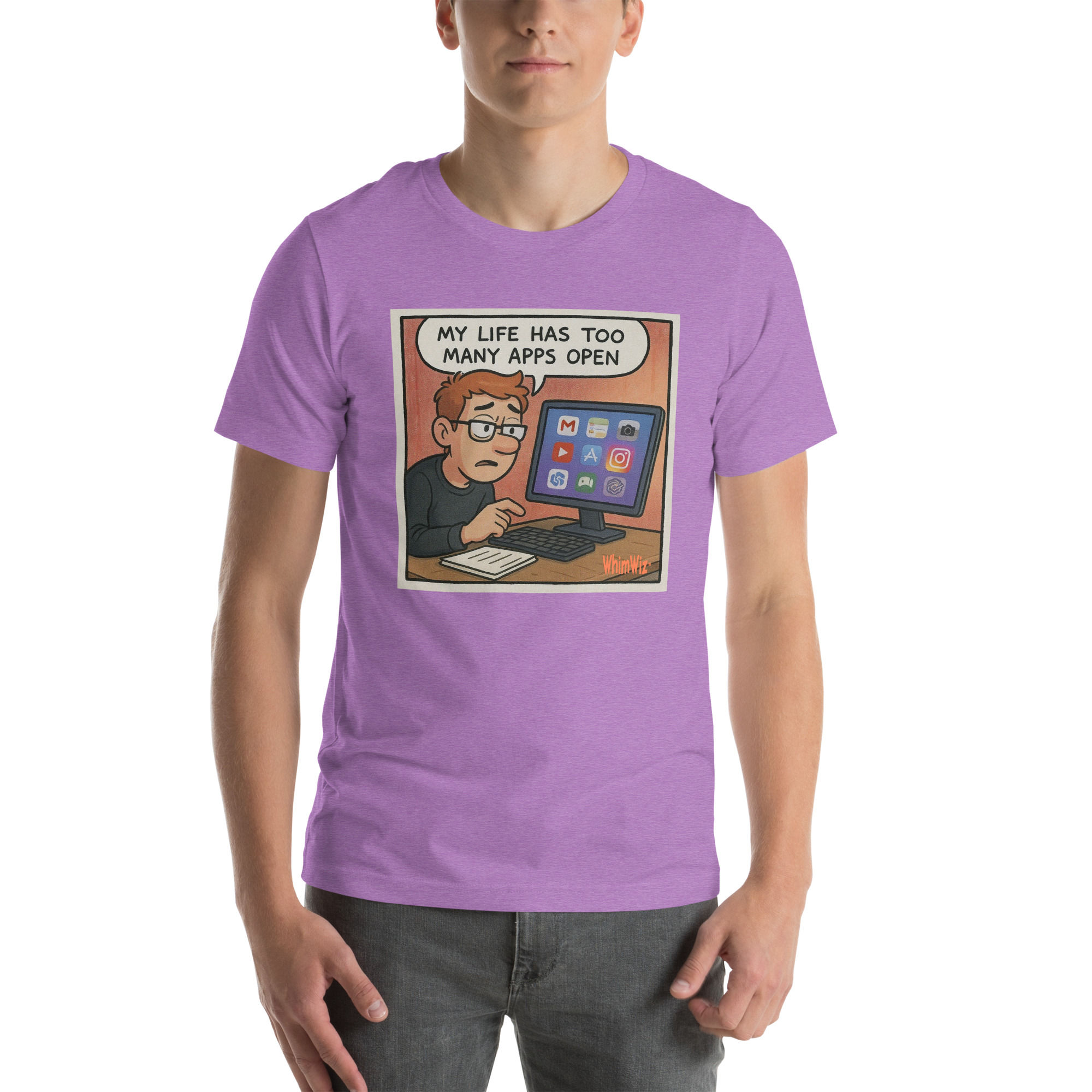 Too Many Apps - WhimWiz Unisex t-shirt