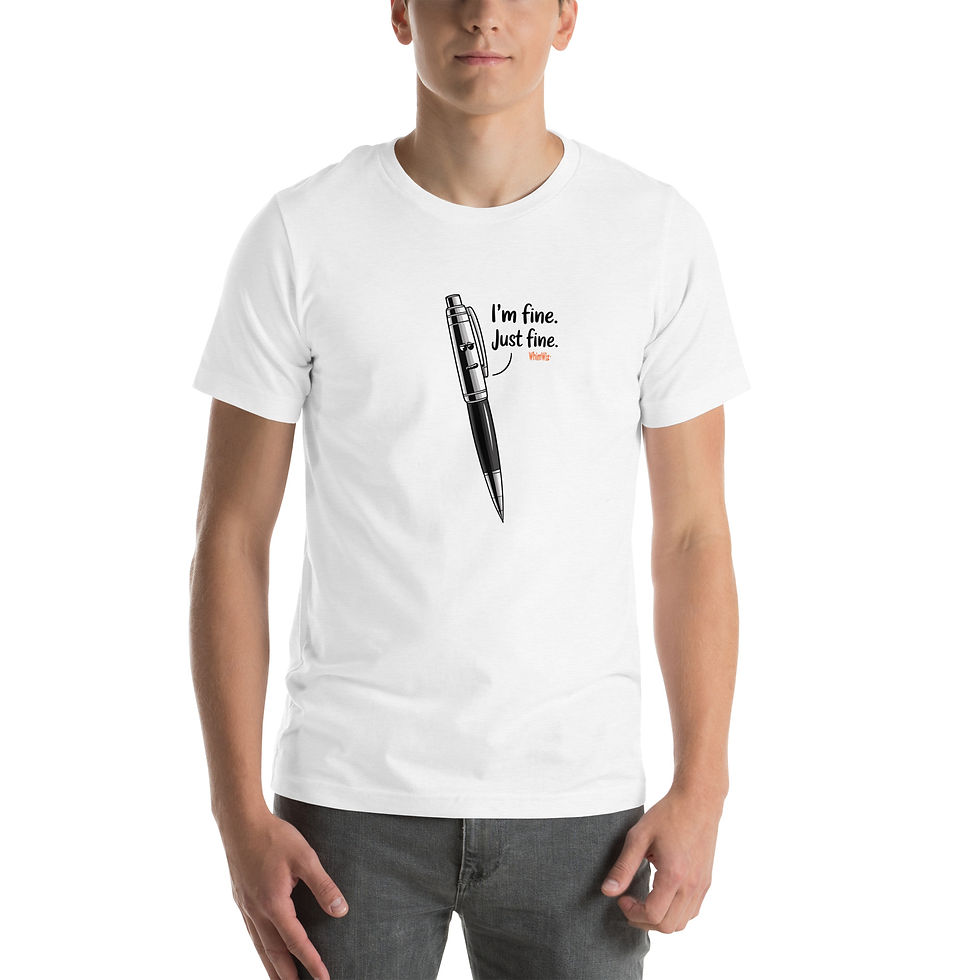Thumbnail: I'm Fine Just Fine - WhimWiz Unisex t-shirt