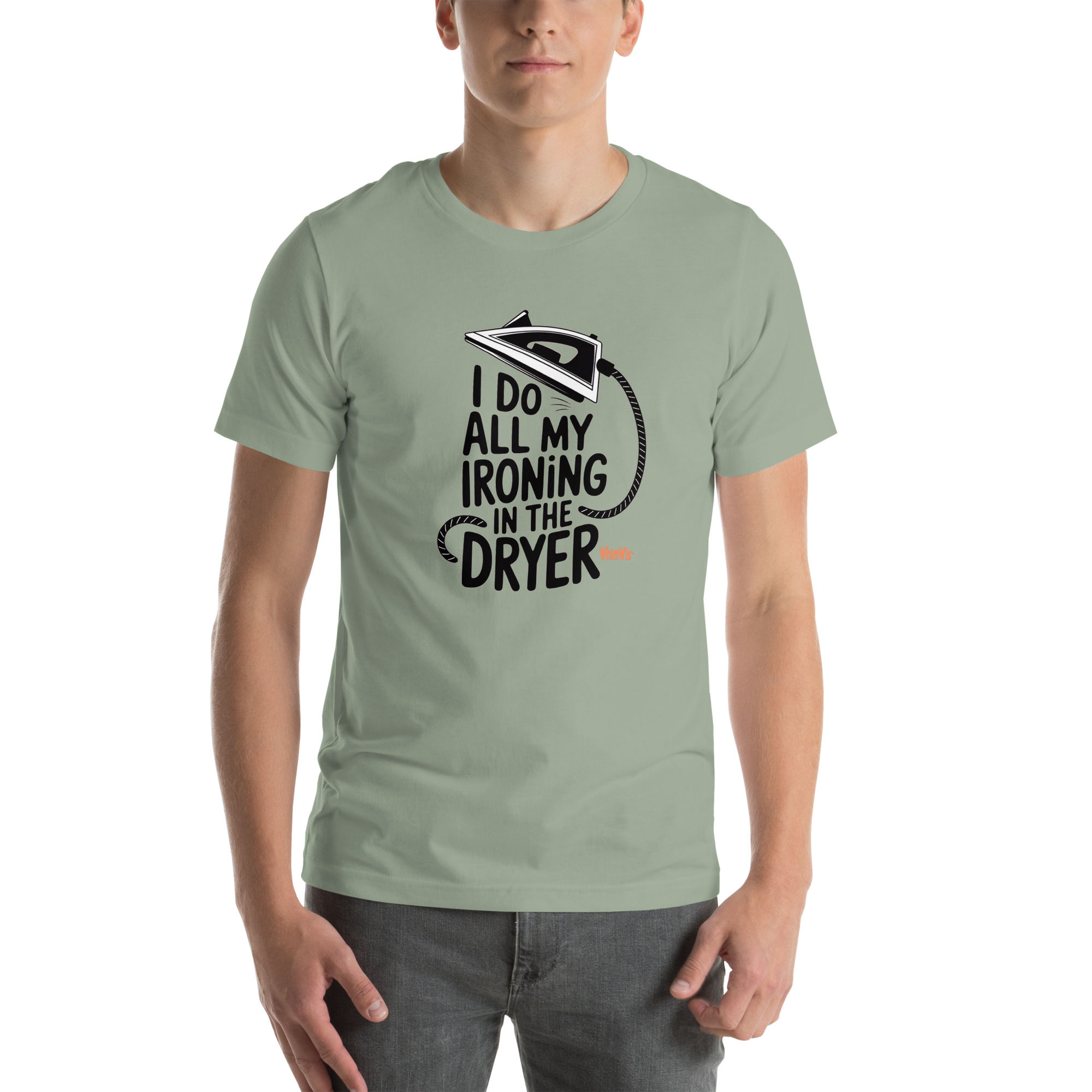 Ironing in the Dryer - WhimWiz Unisex t-shirt