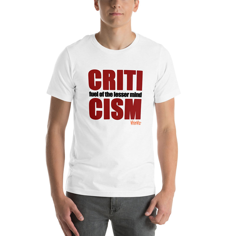 Thumbnail: Criticism - WhimWiz Unisex t-shirt