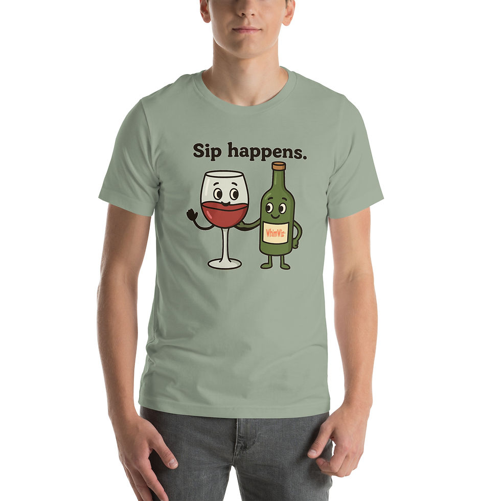 Thumbnail: Sip Happens - WhimWiz Unisex t-shirt copy