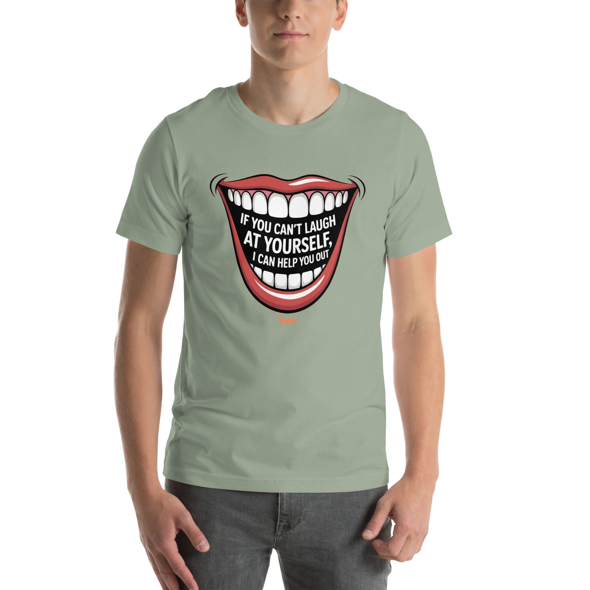 Laugh at Yourself - WhimWiz Unisex t-shirt