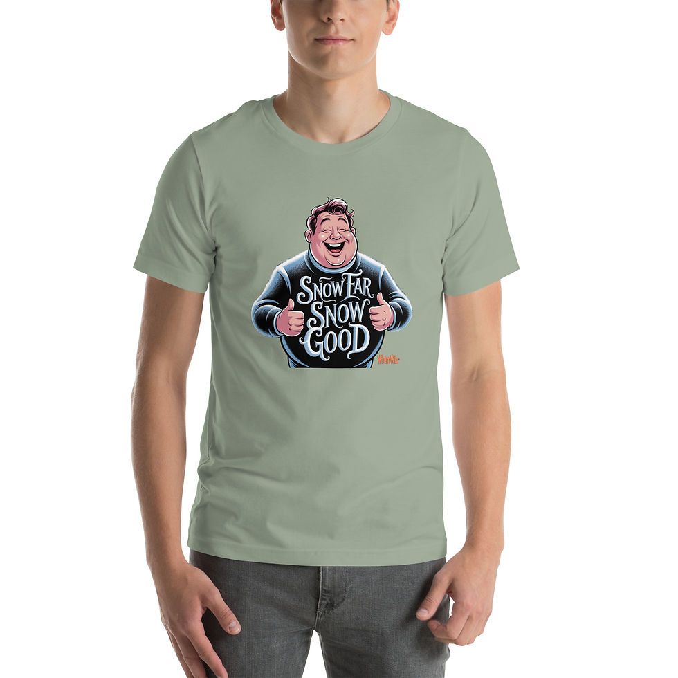 Thumbnail: Snow Far Snow Good - WhimWiz Unisex t-shirt