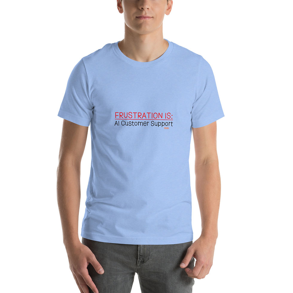 Thumbnail: Frustration - WhimWiz Unisex t-shirt