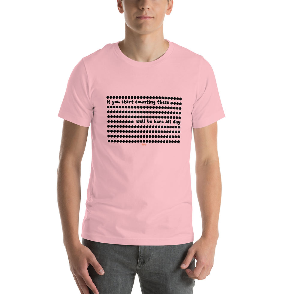 Thumbnail: If You Start Counting These - WhimWiz Unisex t-shirt