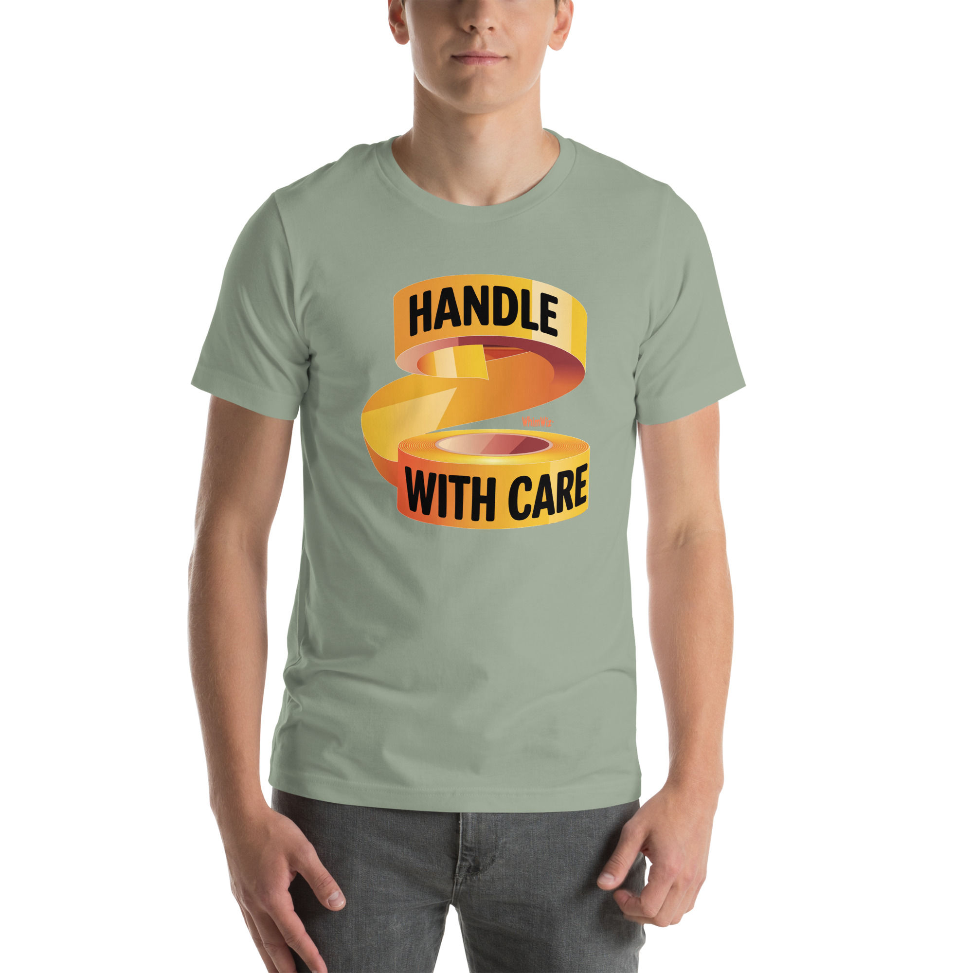 Handle with Care - WhimWiz Unisex t-shirt