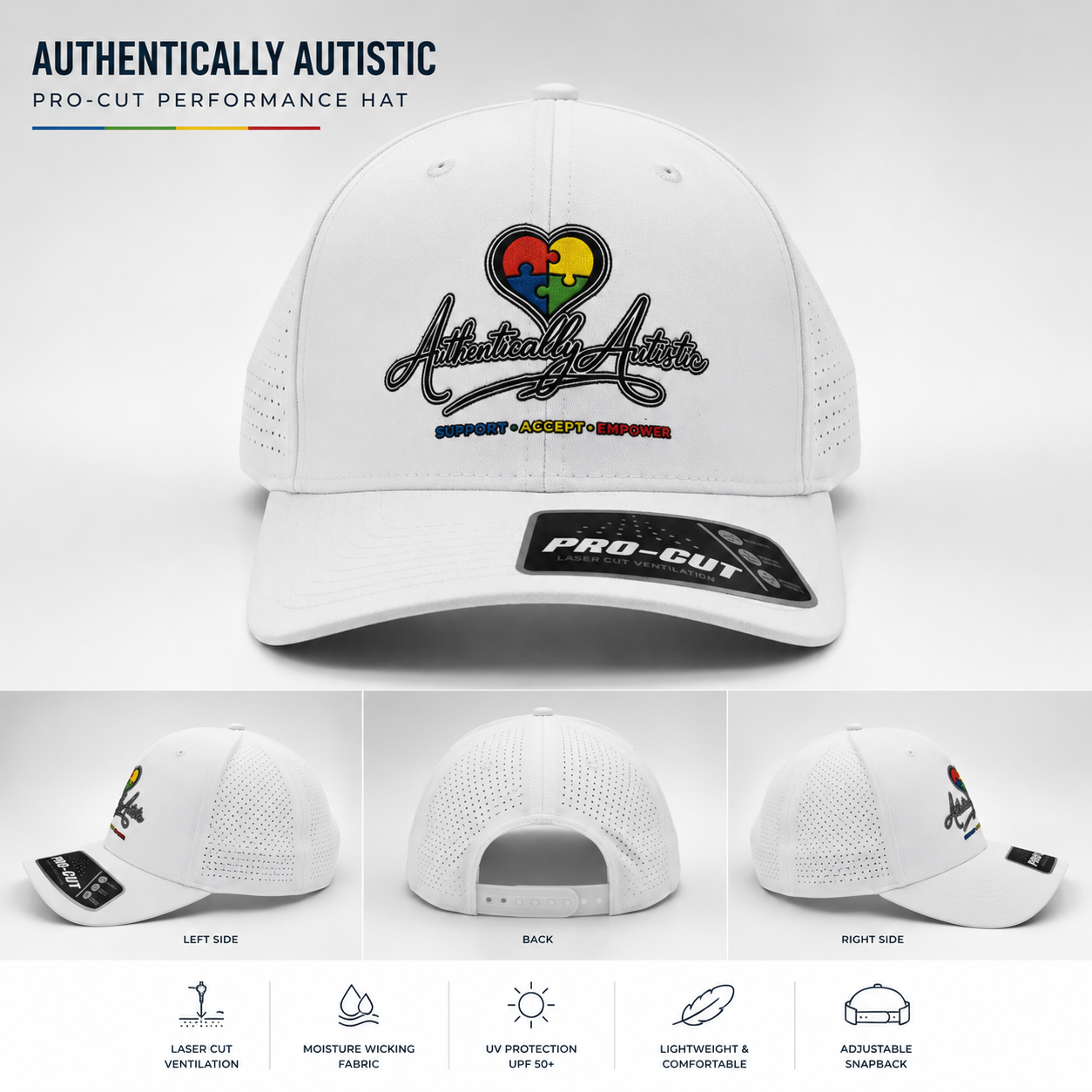 AUTHENTICALLY AUTISTIC PRO-CUT PERFORMANCE HAT