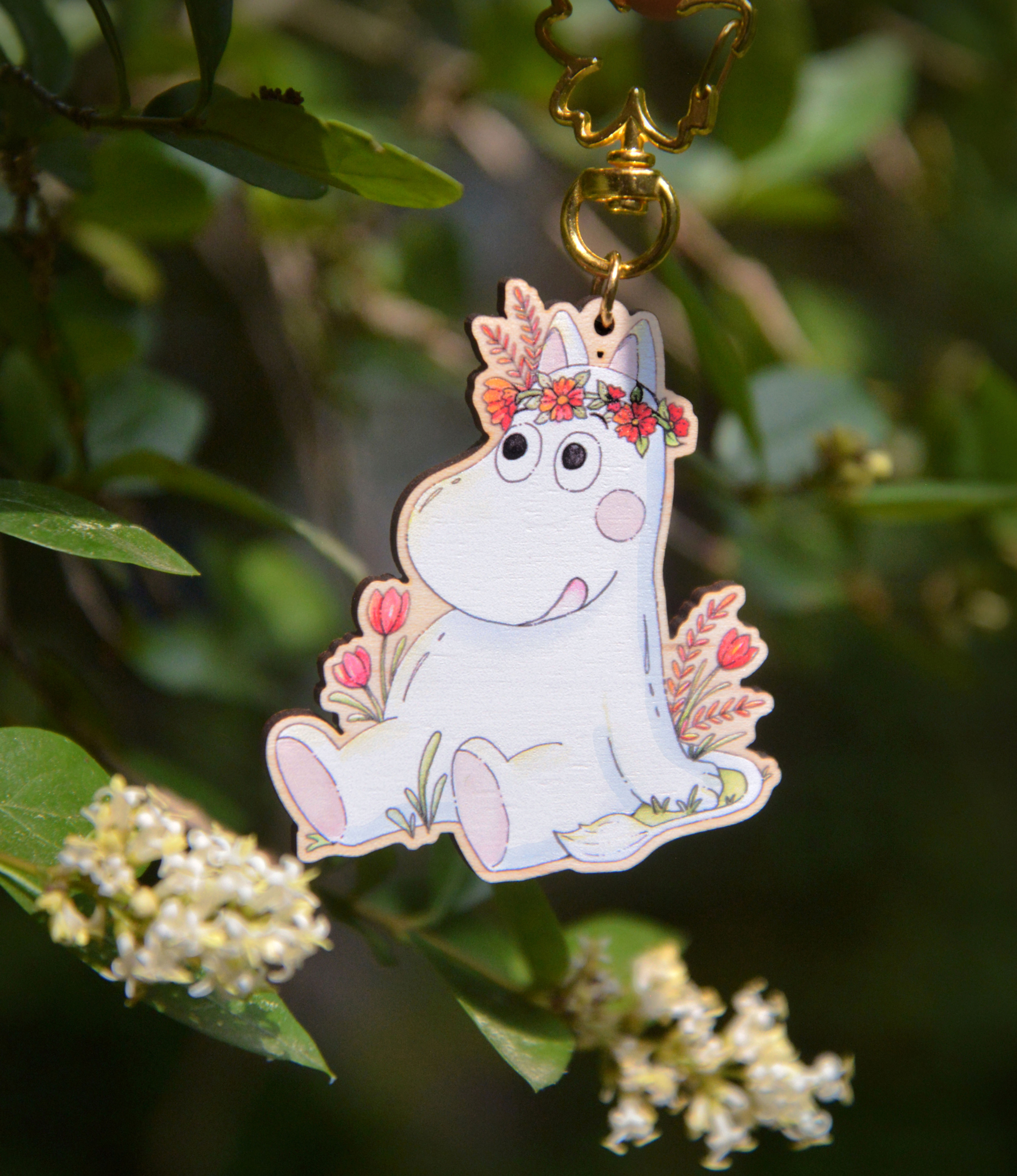 Moomin (Wooden Keychain)