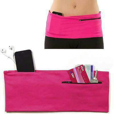 תמונה ממוזערת: פאוץ ריצה אפור/ירוק לטלפון לספורט וטיולים