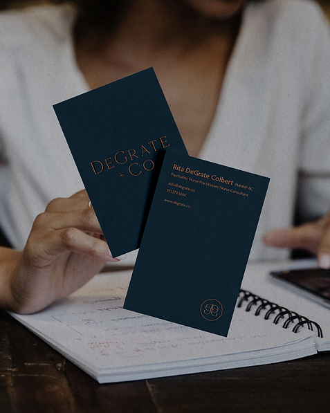DeGrate Co business card