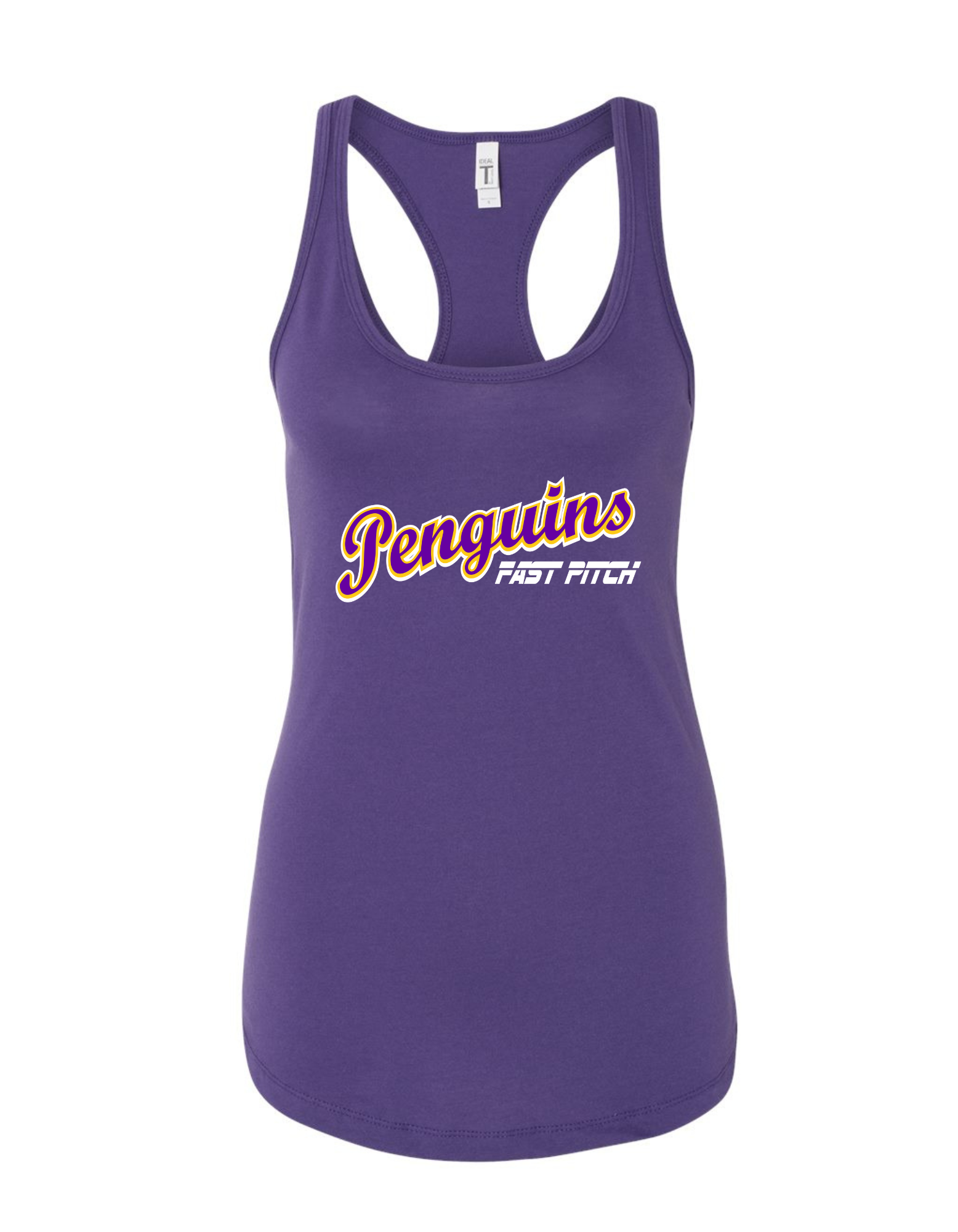 Penguins Racer Back Tank Top