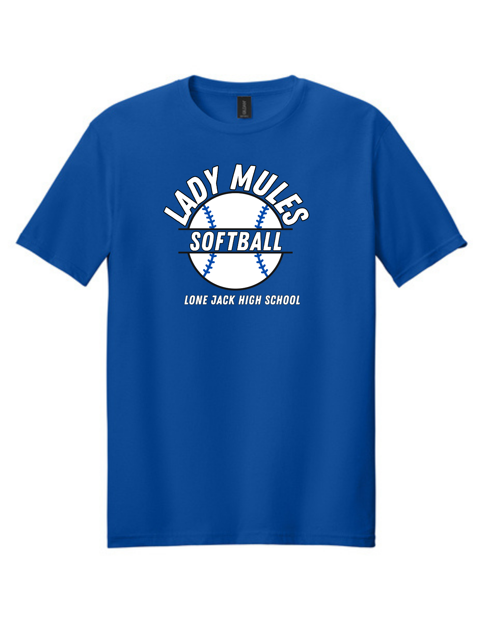 Gildan Lady Mules Softball Tee