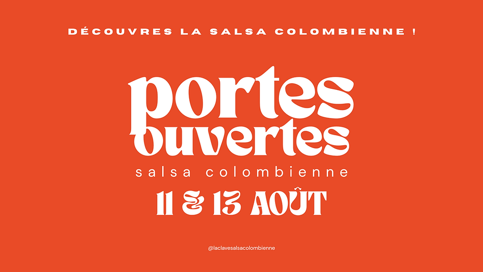 PORTES OUVERTES / La Clave Salsa Colombienne