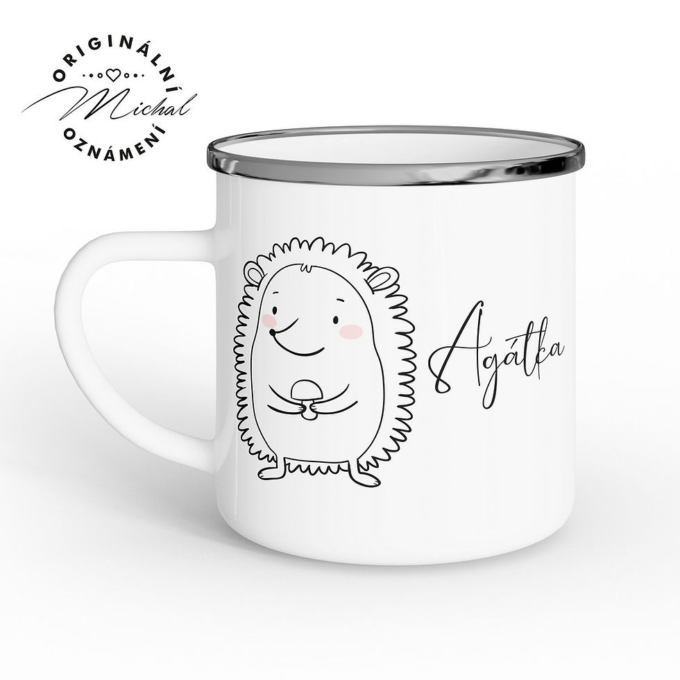 Plecháček, hrnek pro děti